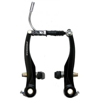 Alhonga - Juego de frenos V-Brake modelo 8551 para bicicletas de montaña, fabricado en aluminio ligero y resistente, con diseño ergonómico para mayor potencia de frenado y control en terrenos