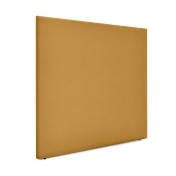 Cabecero De Tela Aqualine Liso Hasta El Suelo 160x120cm Camas 150/160 - Mostaza