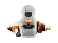 cafetera de capsulas - krups nescafe dolce gusto mini me 2 15 bar 08 l 1600 w compacta gris artico