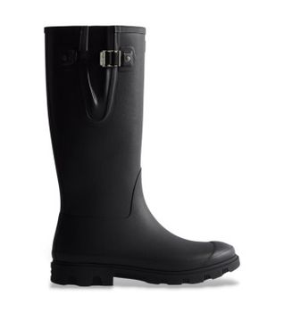 Hunter para mujer. FRU0003251 Botas altas Downpour ajustables negro (40), Plano, Ninguno, Casual