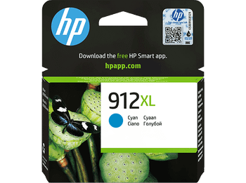 Cartucho de tinta - HP 912 XL, Cian, 3YL81AE