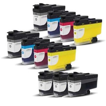 Compatible Multipack Brother MFC-J6945DW Printer Ink Cartridges (11 Pack) -LC3239XLBK