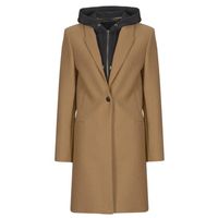 ikks abrigo manteau straight para mujer