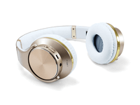 auriculares  micro bluetooth chspbtnfcspkg conceptronic funcion altavoz dorado