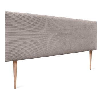 Dhome Cabecero De Pana Liso 160x115 Con Patas Camas 150/160 - Marrón