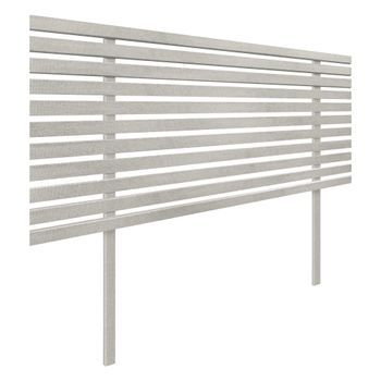 Cabecero De Madera Reciclada Dm Estilo Japones Con Patas 110x115cm Camas 110 - Gris Tribal