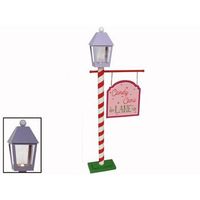 farola led con cartel 56x20x148 cm