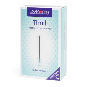 Lovehoney Thrill 10 Function Bullet Vibrator Aqua