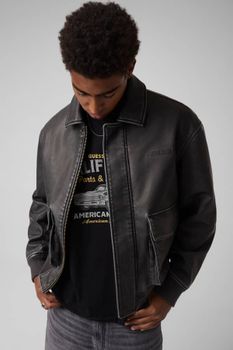 Chaqueta De Cuero Sintética