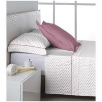 juego de sabanas algodon combinado   disk cuarzo cama 180cm  2 almohadas donegal collections