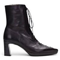 hispanitas botines botin bangkok cordon negro para mujer