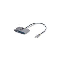 hub usb-c startech 4 puertos 2x usb-a 2x usb-c 5gbps power delivery 100w gris