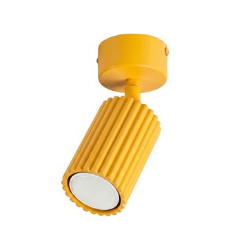 Plafone amarillo aluminio alt. 18 cm