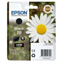 epson 18 cartucho original negro 175 paginas