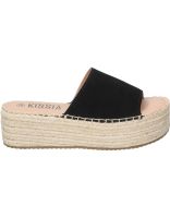 sandalias comodo de mujer kissia coco color negro 37
