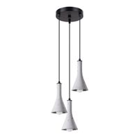 lampara colgante alna 3 luces  cemento