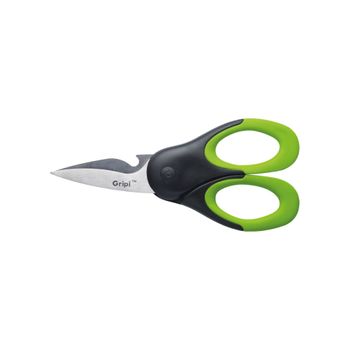 Tijeras de cocina y abrebotellas verde 20 cm  verde
