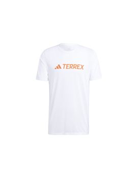 Camiseta de Senderismo adidas Mt Log Tech Hombre Blanco