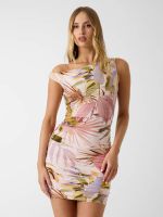 vestido mini estampado
