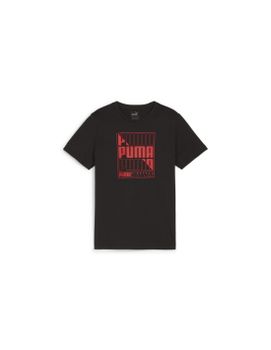 Camiseta Puma GRAPHICS Negro Infantil