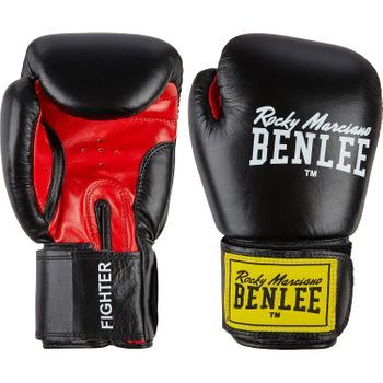 Guantes De Boxeo Benlee Fighter 16 Oz Negro/rojo