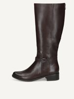 caprice boots brown made of leather with block heel size 385