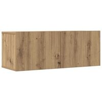 muebles para tv de pared 2 uds  mueble de salon  mesa de tv roble artesanal 80x30x30 cm