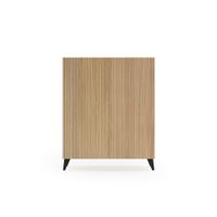 zapatero melamina roble dorado puertas impresas patas negro 109x90x27