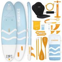 tabla paddle surf hinchable con accesorios huiike  sup con remo doble uso asiento kayak azul 10