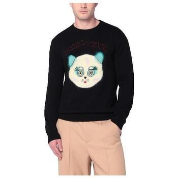 Valentino Bags Jersey Pull noir avec patch Le Chat de la Maison para hombre