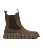 refresh para mujer 17308804-kaki botines 173088 verde 39 plano cremallera casual