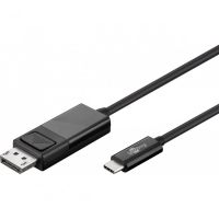 goobay cable usb-c a displayport machomacho 12m negro