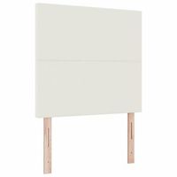 cabeceropanel de cabecero crema 100 cm tela de pana