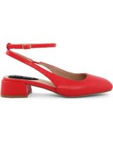 de fashion attitude zapatos de tacon bajo fashion attitude fam9922 rojos con tira al tobillo red