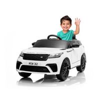 land rover range rover velar 12v blanco - coche electrico infantil para ninos bateria 12v con mando control remoto