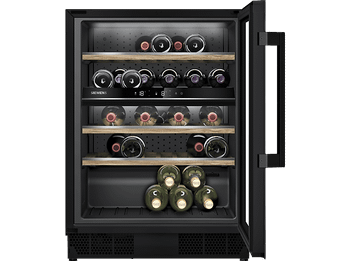 Vinoteca - Siemens KU21WAHG0, 3 glass panels, UV-filter, 44 botellas, 120 l, Negro