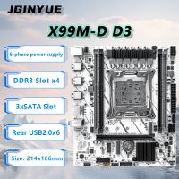 placa base jginyue x99 lga2011-3 m-atx compatible con cpu xeon e5 26xx v3 v4 ram ddr3 ecc maximo 64gb x99m-d d3 para oficinahogarstbjuegos