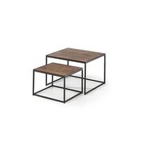 mesa baja rubik mesa nido superficie en madera maciza exotica de mangolia ideal para un salon contemporaneo