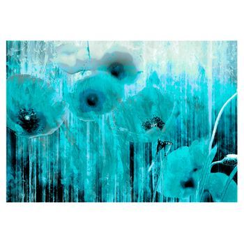 Papel Pintado 3d - Locura Turquesa (200x140 Cm)