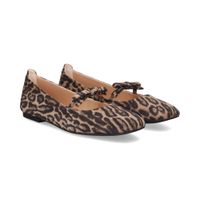 unisa bailarinas mujer - marron talla 37