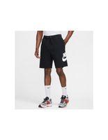 pantalon nike club french terry alumni shorts hombre negroblanco