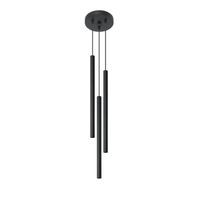 lampara colgante vacu negro 3 luces