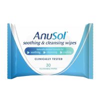 anusol soothing  cleansing flushable wipes