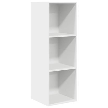 Mueble De Pared Para Tv | Muebles De Salón Madera Contrachapada Blanco 37x37x107cm Cfw39276