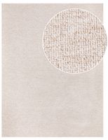 alfombra de tejido plano barca crema 133x190 cm