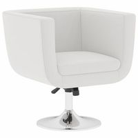 taburete de bar cuero sintetico blanco vidaxl