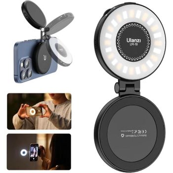 Luz de Relleno ULANZI LM19 Magnética MagSafe CRI95 2500K-8500K Regulable Portátil
