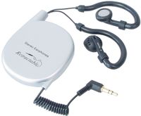 transmedia oh34sil - auriculares intraurales con soporte para la oreja clavija jack de 35 mm