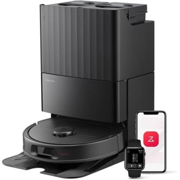 Robot Aspirador Roborock QV 35S con base multifunción, succión 10000 Pa y mopa elevable