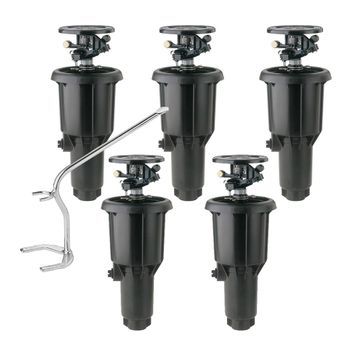[pack 5] Aspersor Rain Bird Maxi Paw + Llave Montaje | Oferta Exclusiva
